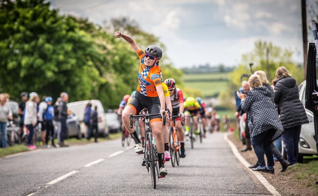 Charlotte Broughton wins Stage 5 of the Bedford 3 Day
