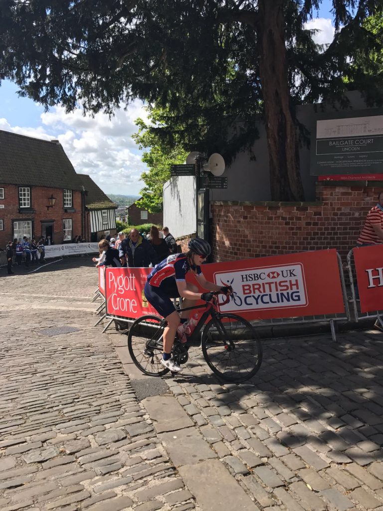 hannah nicklin at the Lincoln Grand Prix 2017, picture by Julie Chasin