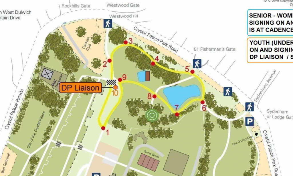 a map of the circuit