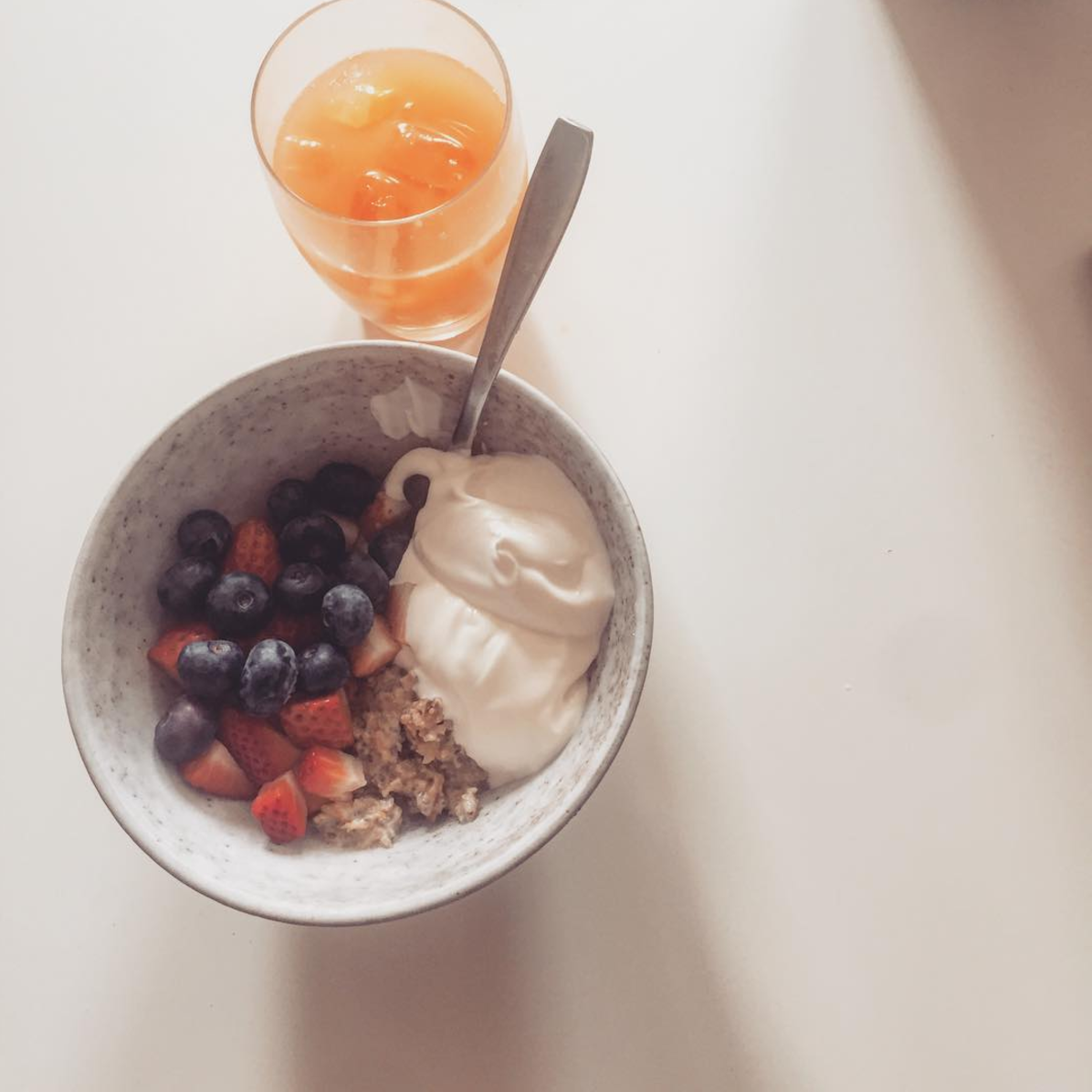 a picture of my perfect porridge